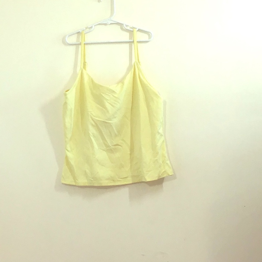 Women’s yellow tank top